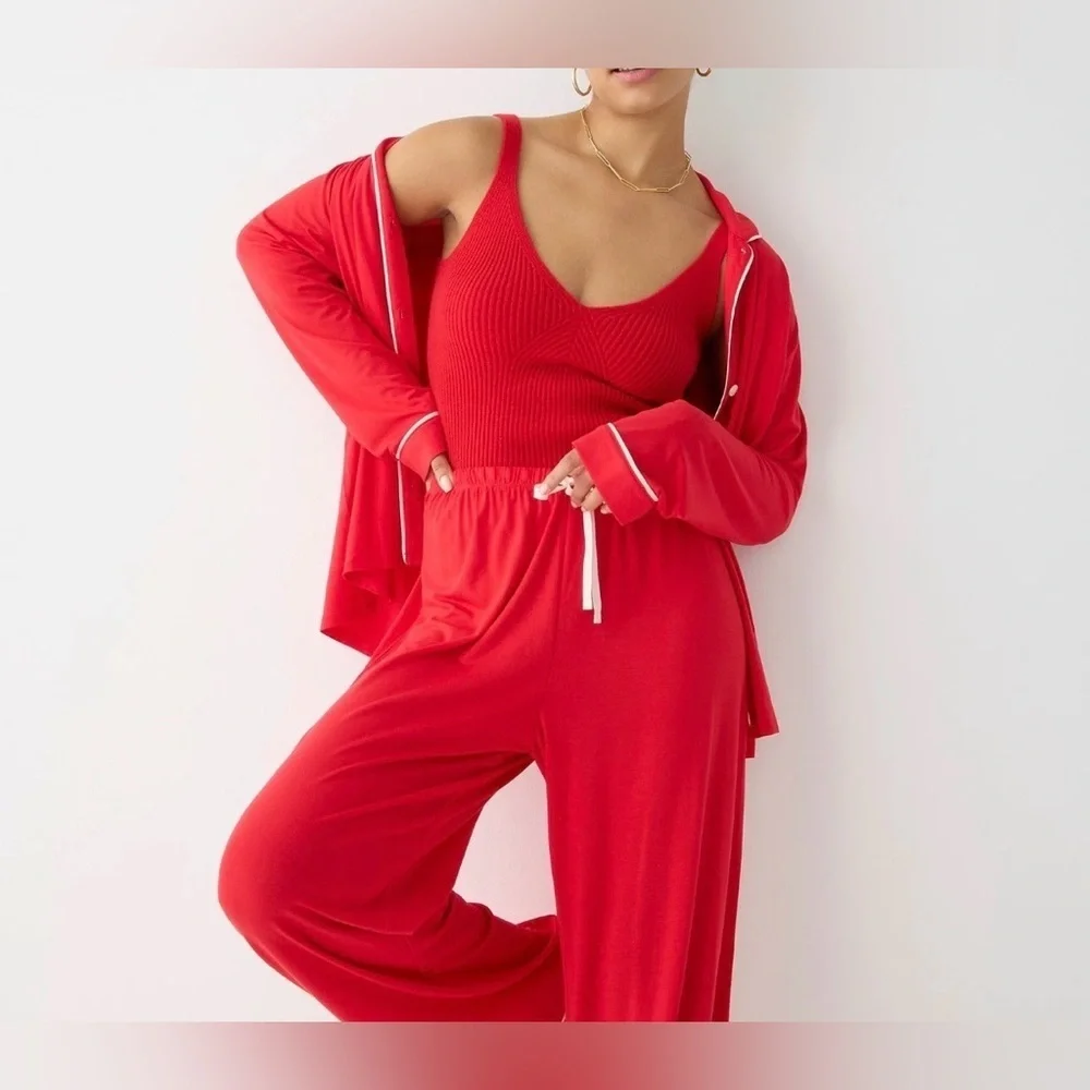 J. Crew Eco dreamiest long-sleeve pajama set